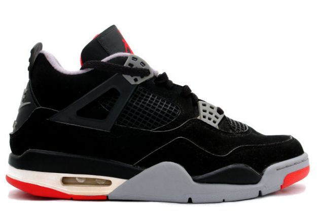 Jordan 4 Retro 1999 black cement grey shoes - Click Image to Close