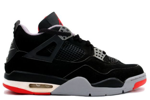 Jordan 4 Retro 1999 black cement grey shoes