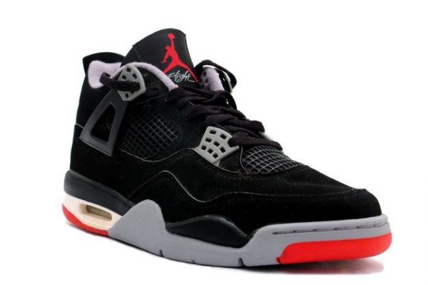 Jordan 4 Retro 1999 black cement grey shoes
