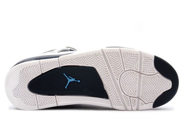 Jordan 4 Retro 1999 white columbia blue midnight navy shoes - Click Image to Close