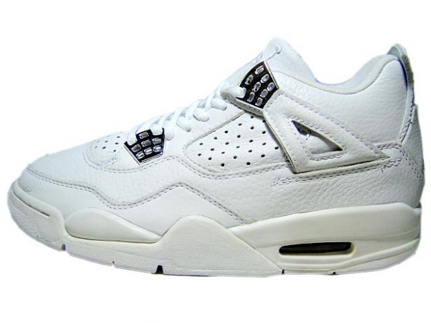 Jordan 4 Retro 2000 white chrome shoes