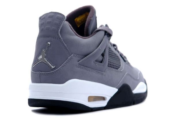 Jordan 4 Retro cool grey chrome dark charcoal varsity maize shoes - Click Image to Close