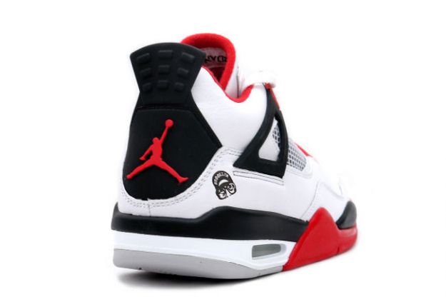 Jordan 4 Retro mars blackmon white varsity red black shoes