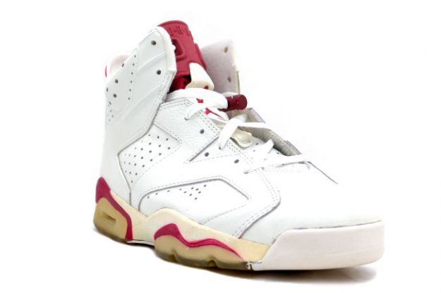 Air Jordan 6 Off White Maroon Shoes