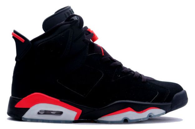 Jordan 6 Retro black deep infrared shoes