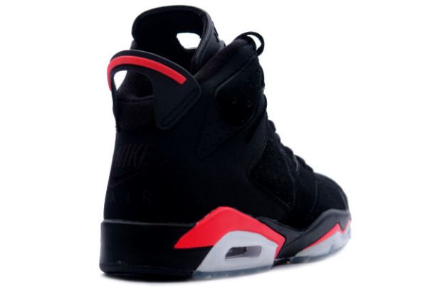 Jordan 6 Retro black deep infrared shoes