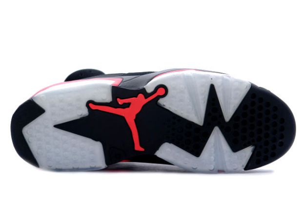 Jordan 6 Retro black deep infrared shoes