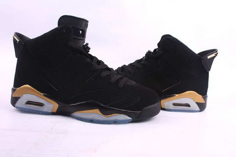 Jordan 6 Retro white black gold infared shoes