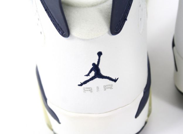 Jordan 6 Retro white midnight navy shoes - Click Image to Close