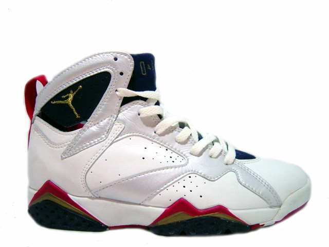 Air Jordan 7 Olympics White Navy True Red