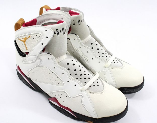 air jordan 7 white black cardinal red shoes