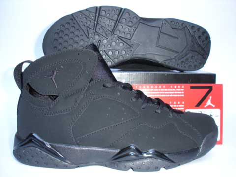 Jordan 7 Retro all black shoes