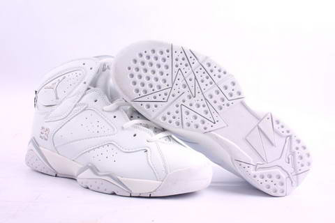 Jordan 7 Retro all white shoes - Click Image to Close