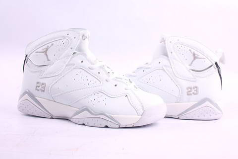 Jordan 7 Retro all white shoes - Click Image to Close