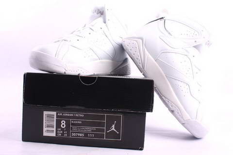 Jordan 7 Retro all white shoes - Click Image to Close