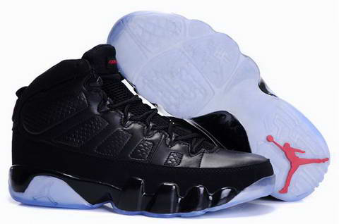 Jordan 9 Retro all black shoes