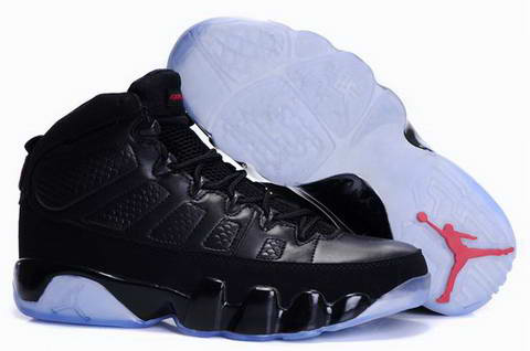 Jordan 9 Retro all black shoes - Click Image to Close