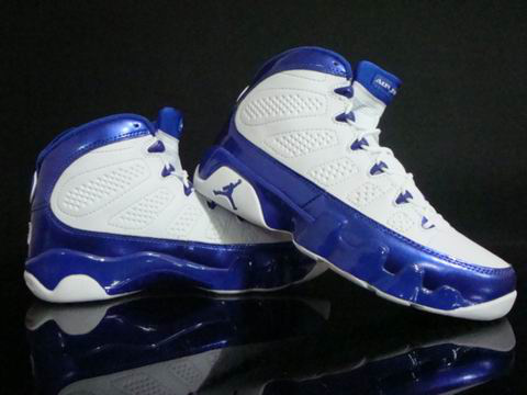 retro 9s blue and white