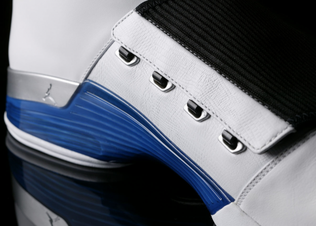 jordan 17 original og white college blue black shoes - Click Image to Close