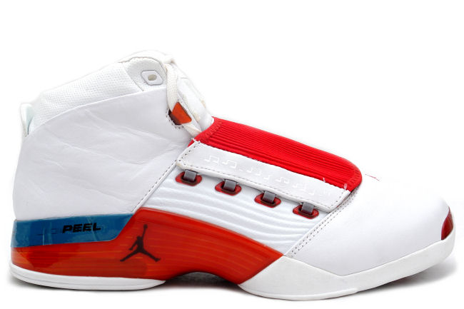 jordan 17 original og white varsity red charcoal shoes